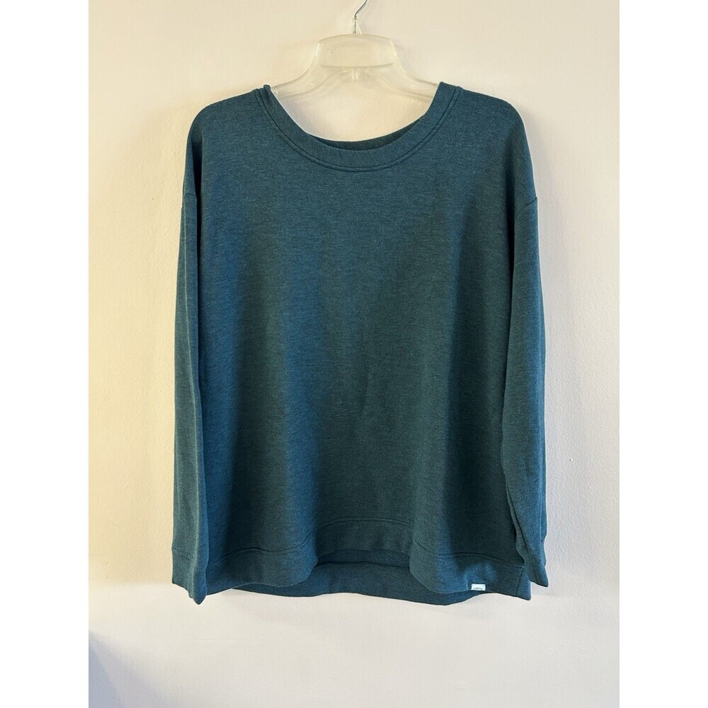 Orvis Sweatshirt Womens XL Green Pullover Long Sleeve Outoors